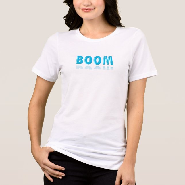 T-shirt En Tri-matière "BOOM !" Tee (Recto)