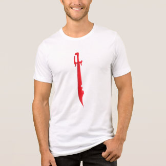 T-shirt En Tri-matière Bord Crimson - Conception Intense De L'Épée