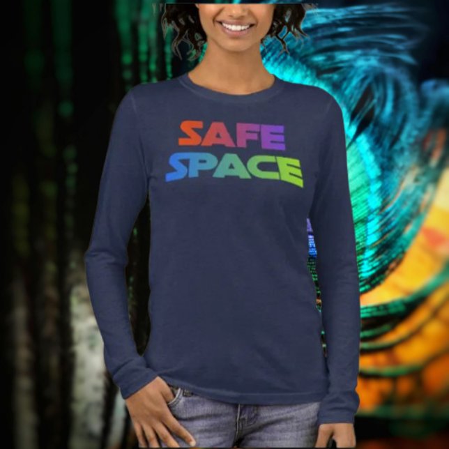 T-shirt En Tri-matière Bouclier de Fierté Manches Longues (Créateur téléchargé)