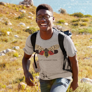 T-shirt En Tri-matière Boug de lanternfly tacheté Personnalisé