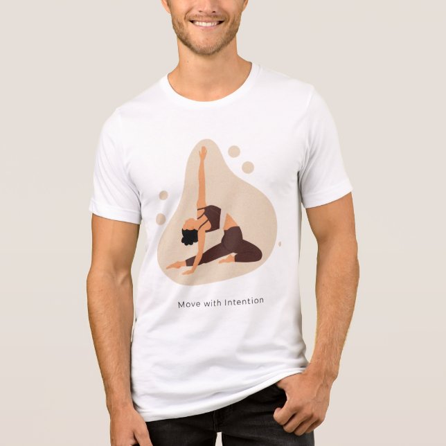 T-shirt En Tri-matière Bouger avec Intention (Recto)