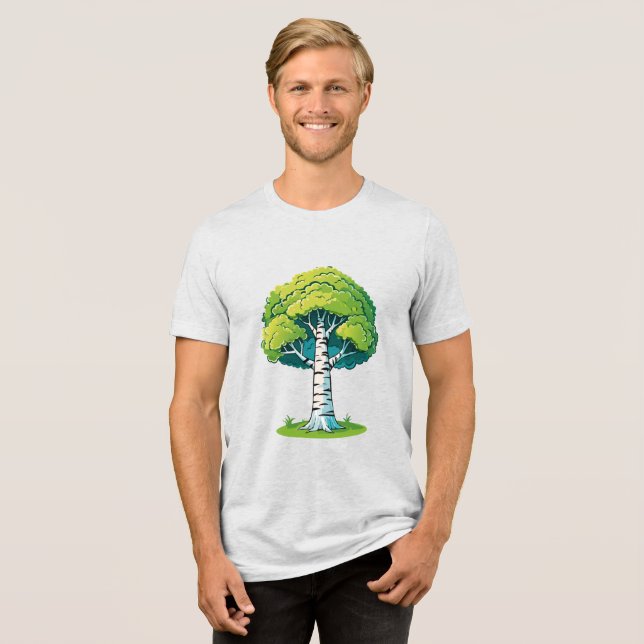 T-shirt En Tri-matière Bouleau (Recto plein)