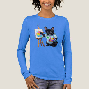 T-shirt En Tri-matière Bouledogue français artiste French Bulldog