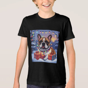 T-shirt En Tri-matière Bouledogue français French Bulldog Noël