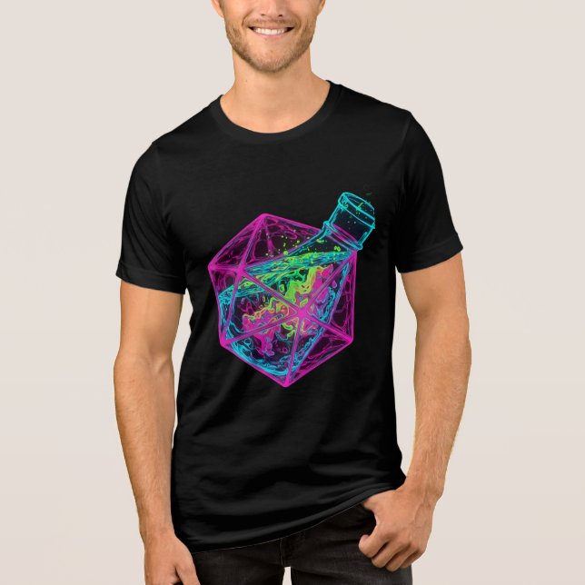 T-shirt En Tri-matière Bouteille dorée (Recto)