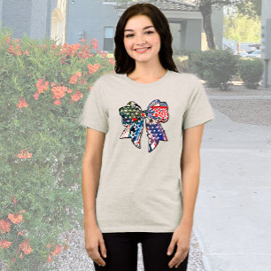 T-shirt En Tri-matière Bow patriotique