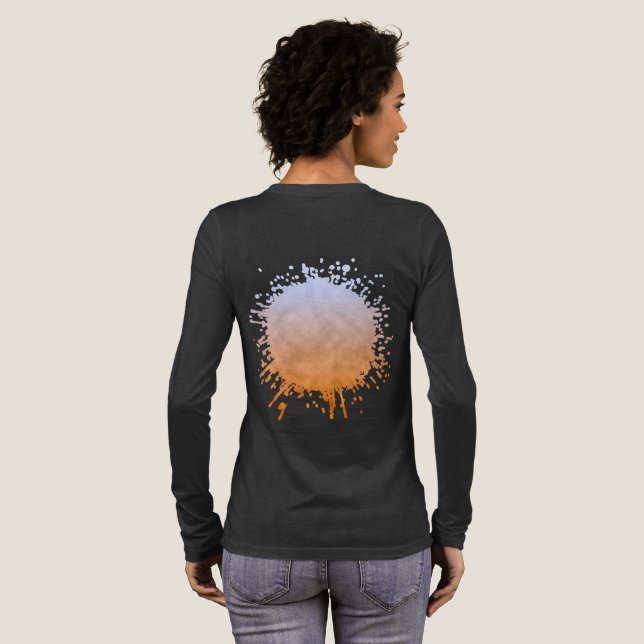 T-shirt En Tri-matière Braises dans le ciel (Verso complet)