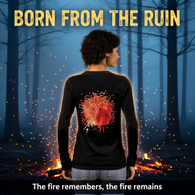 T-shirt En Tri-matière Braises Se Déployant (Créateur téléchargé)