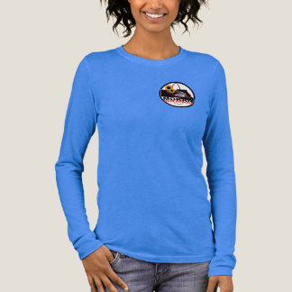 T-shirt En Tri-matière Bright Blue MOKAN Badlanders Femmes Logo LH