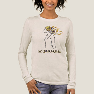 T-shirt En Tri-matière Brise d'or - Silhouette minimaliste de flux