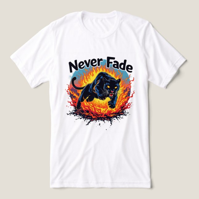 T-shirt En Tri-matière Brite-T Fire Panther Never Fade (Design Recto)