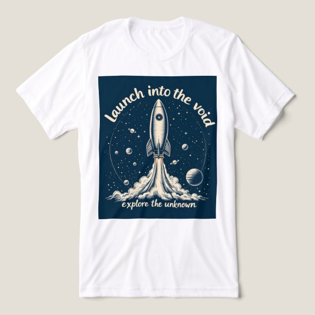 T-shirt En Tri-matière Brite-T Launch Into The Void 0018979 (Design Recto)