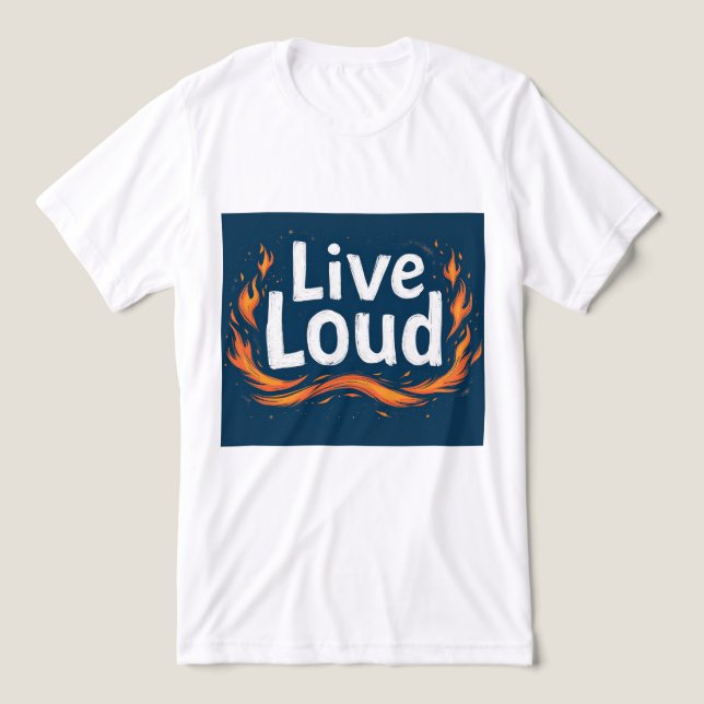 T-shirt En Tri-matière Brite-T Live Loud 0018921 (Design Recto)