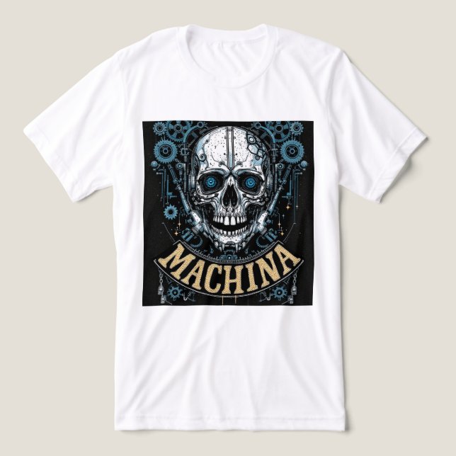 T-shirt En Tri-matière Brite-T Machina Skull 0018991 (Design Recto)