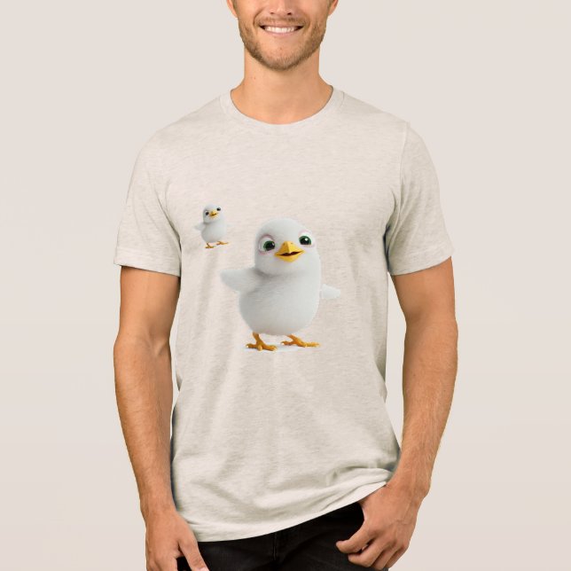 T-shirt En Tri-matière Brouillard souple adorable (Recto)