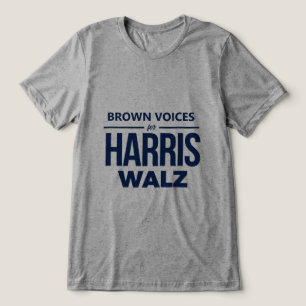 T-shirt En Tri-matière Brown Voices pour Harris Walz