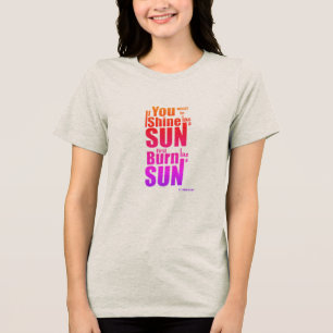 T-shirt En Tri-matière Brûlez avant d'éclairer Premièrement Brûlez, Puis