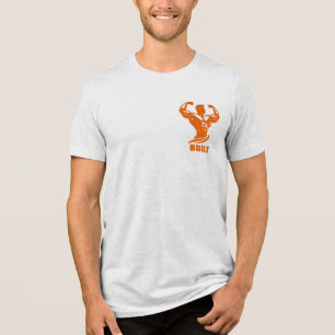 T-shirt En Tri-matière Built Bodybuilding Design – Minimalist Gym