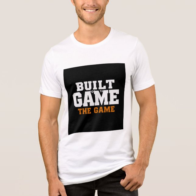 T-shirt En Tri-matière Built for the Game Bold Typography (Recto)