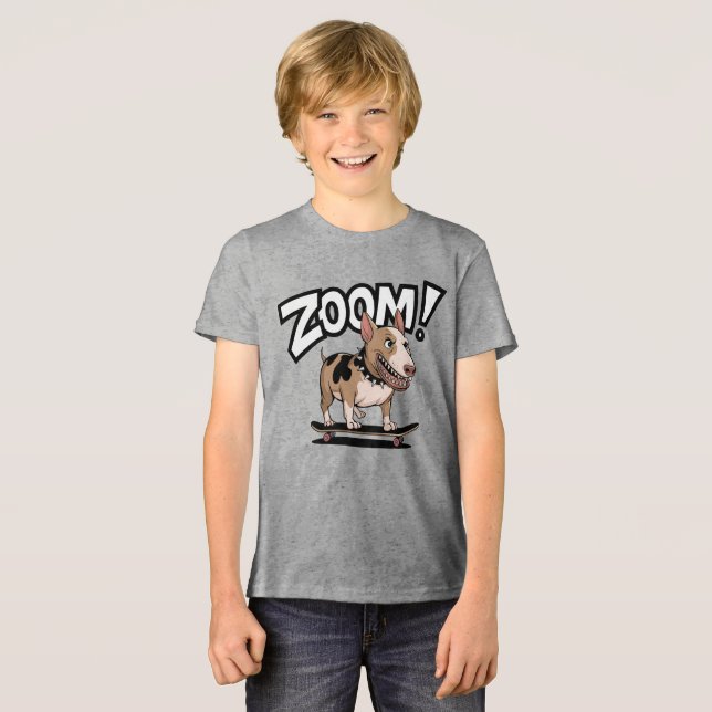 T-shirt En Tri-matière Bull Terrier - Zoom (Recto plein)