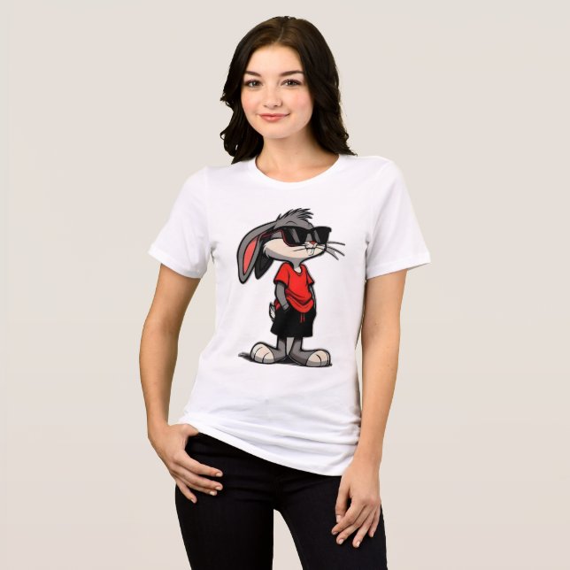 T-shirt En Tri-matière Bunny cool (Recto plein)