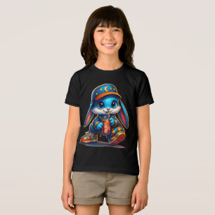 T-shirt En Tri-matière Bunny d'énergie urbaine - Joli enfant caricaturé