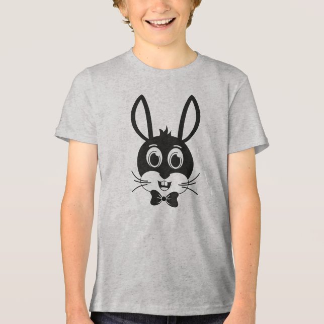 T-shirt En Tri-matière Bunny Face Boy-32886 (Recto)