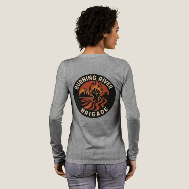 T-shirt En Tri-matière Burning river brigade long sleeve  (Verso complet)