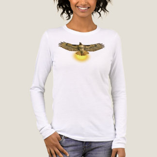 T-shirt En Tri-matière Buse à queue rousse volant vers le soleil