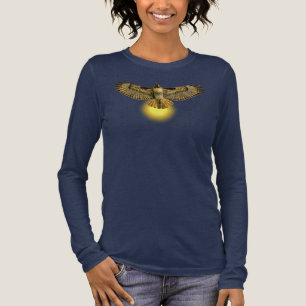 T-shirt En Tri-matière Buse à queue rousse volant vers le soleil
