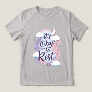 T-shirt En Tri-matière C’est bon de se reposer - Soins de santé mentale T