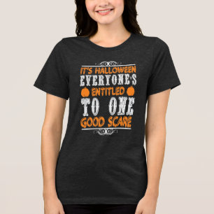 T-shirt En Tri-matière C’est Halloween, qui a droit à une bonne peur