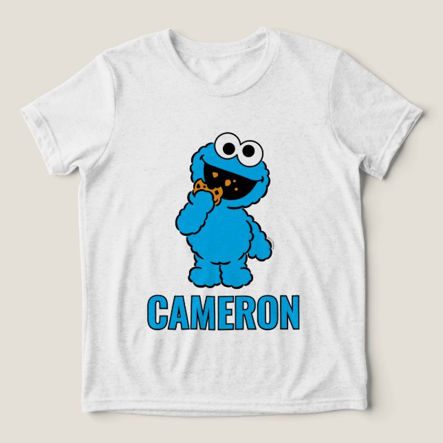 T-shirt En Tri-matière C est pour le monstre de cookie (Design Recto)