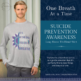 T-shirt En Tri-matière 'Ça va' Sensibilisation à la prévention du suicide