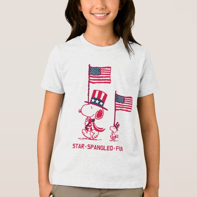 T-shirt En Tri-matière cacahuètes | American Summer Old Glory (Recto)