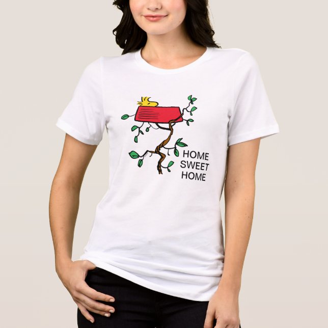 T-shirt En Tri-matière cacahuètes | Bois en sieste dans le plat de Snoopy (Recto)