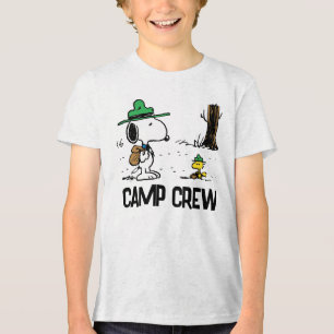T-shirt En Tri-matière cacahuètes Camping Snoopy & Woodstock