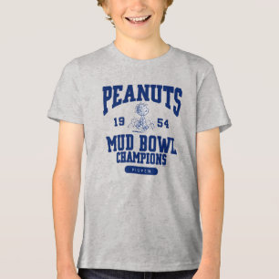 T-shirt En Tri-matière cacahuètes Champions du Bowl Pigpen Mud 1954
