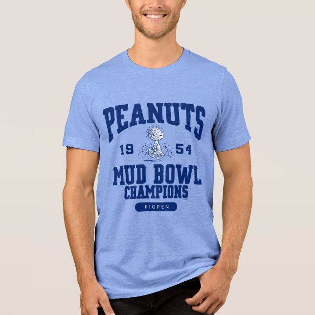 T-shirt En Tri-matière cacahuètes | Champions du Bowl Pigpen Mud 1954 (Recto)