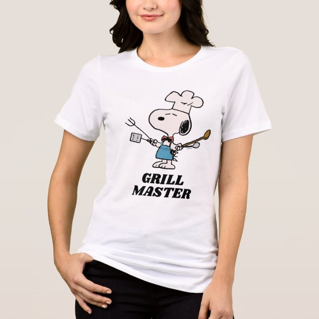 T-shirt En Tri-matière cacahuètes | Chef Snoopy (Recto)