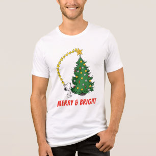 T-shirt En Tri-matière cacahuètes Découpage de l'arbre des vacances