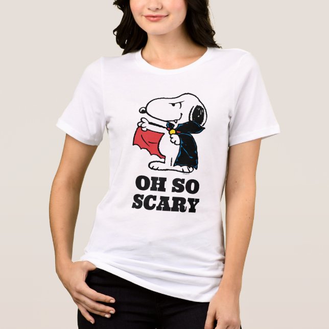 T-shirt En Tri-matière cacahuètes | Halloween Snoopy Vampire (Recto)