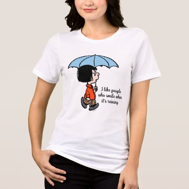 T-shirt En Tri-matière cacahuètes | Marcie sous le parapluie (Recto)