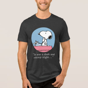 T-shirt En Tri-matière cacahuètes Snoopy à la machine à écrire
