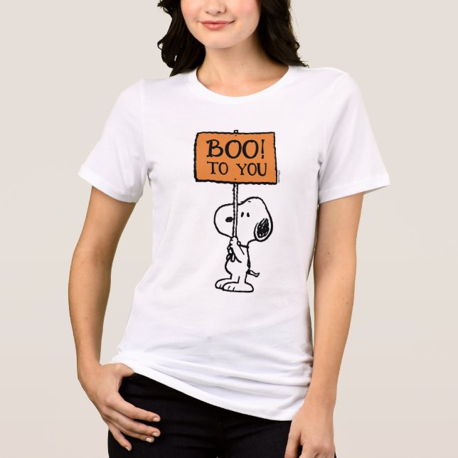 T-shirt En Tri-matière cacahuètes | Snoopy Boo ! (Recto)