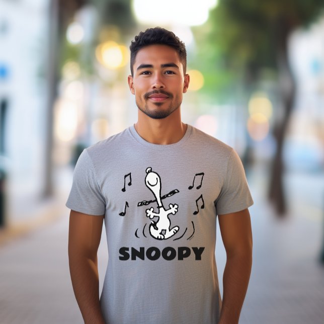 T-shirt En Tri-matière cacahuètes | Snoopy Dancing (Créateur téléchargé)