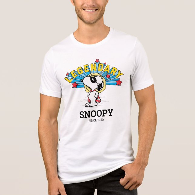 T-shirt En Tri-matière cacahuètes | Snoopy est légendaire (Recto)