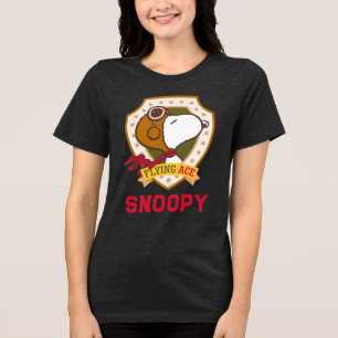 T-shirt En Tri-matière cacahuètes Snoopy Flying Ace Badge