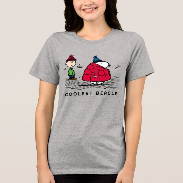 T-shirt En Tri-matière cacahuètes | Snoopy & Linus Down Veste Remplie (Recto)