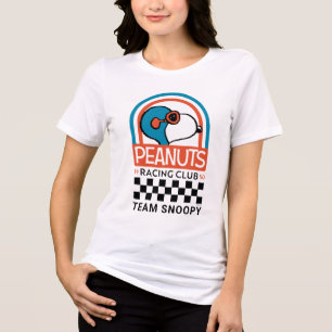 T-shirt En Tri-matière cacahuètes   Snoopy Racing Club